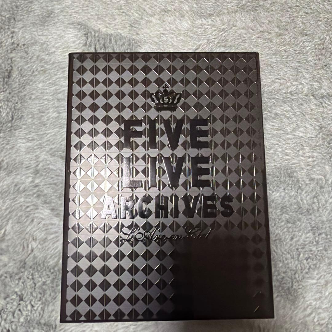 ラルク　FIVE LIVE ARCHIVES 5枚組 DVD