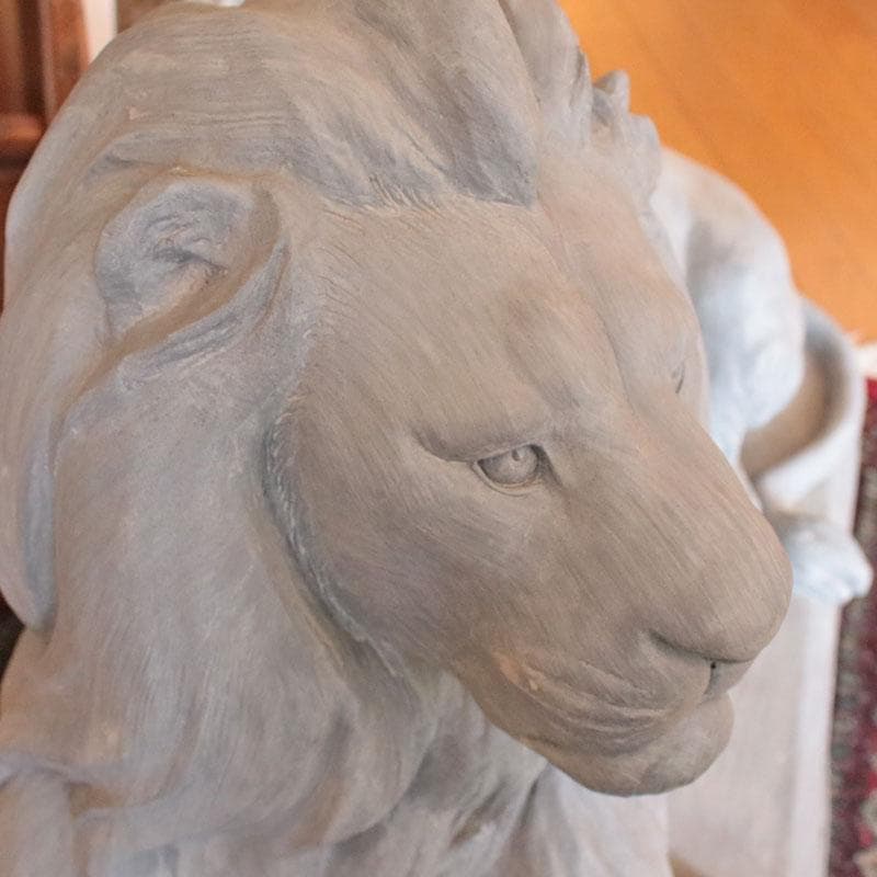 ライオン 彫刻オブジェ クラシックインテリア 143-160