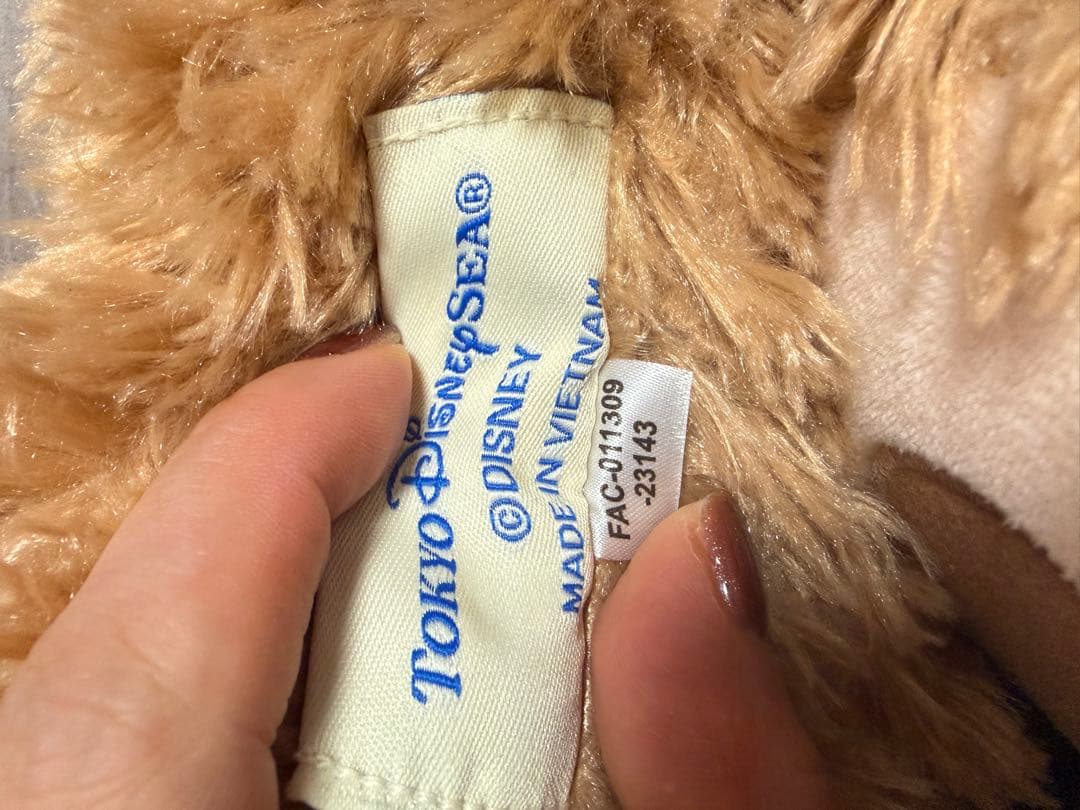 東京ディズニーシー限定　ダッフィぬいぐるみL お顔厳選