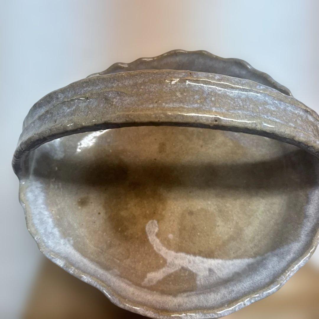 十代 坂高麗左衛門 韓峯　萩 手付菓子器 共箱