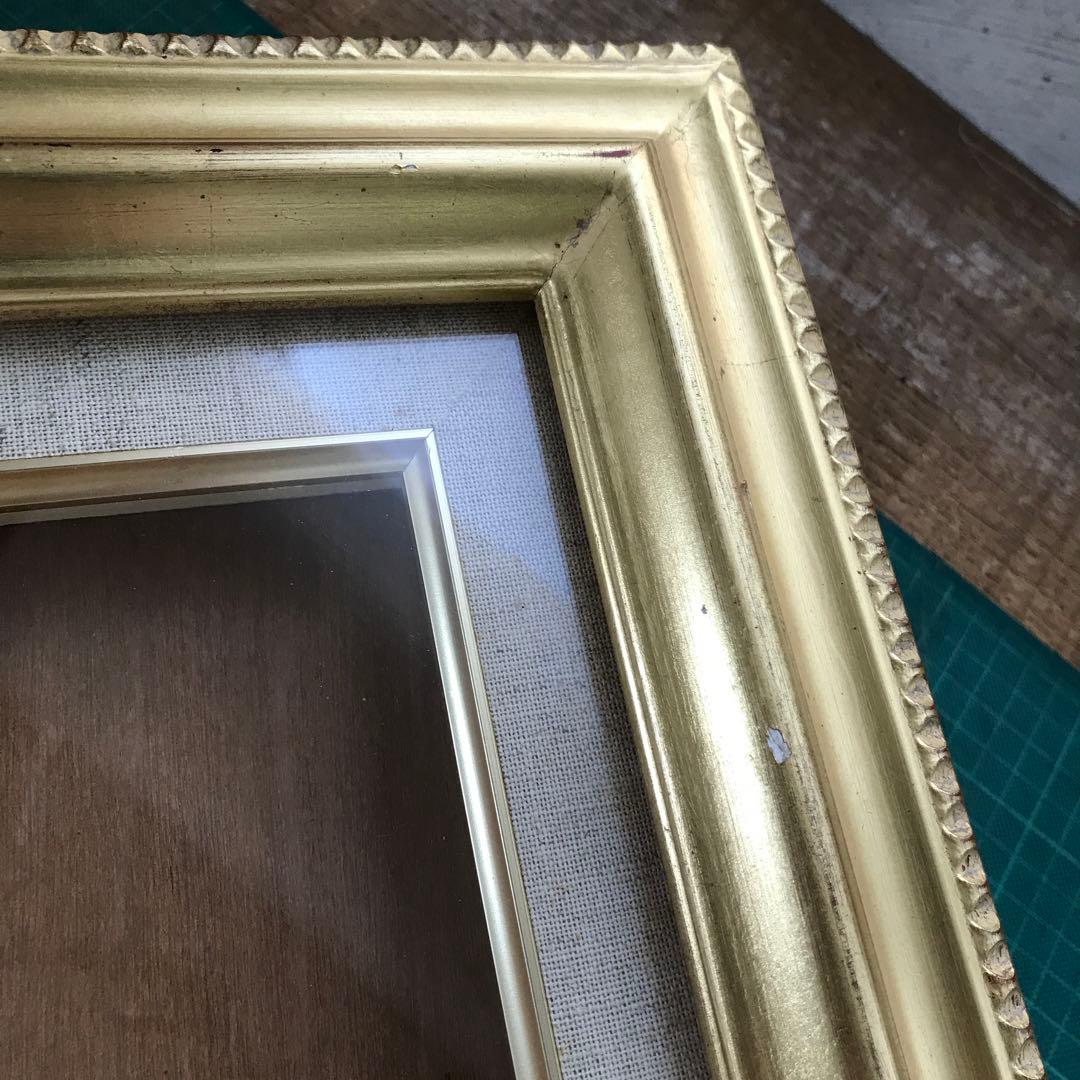 P9号 金額縁 油彩額縁 ゴールドフレーム