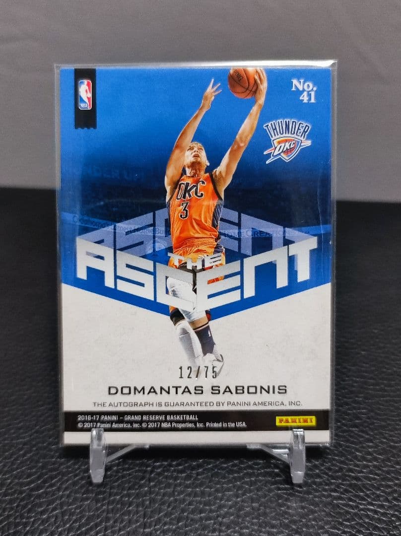 NBAカード ドマンタス・サボニス　サイン