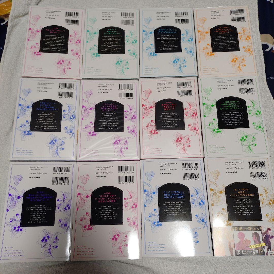 ある日、お姫様になってしまった件について 1〜12巻セット オマケ付き