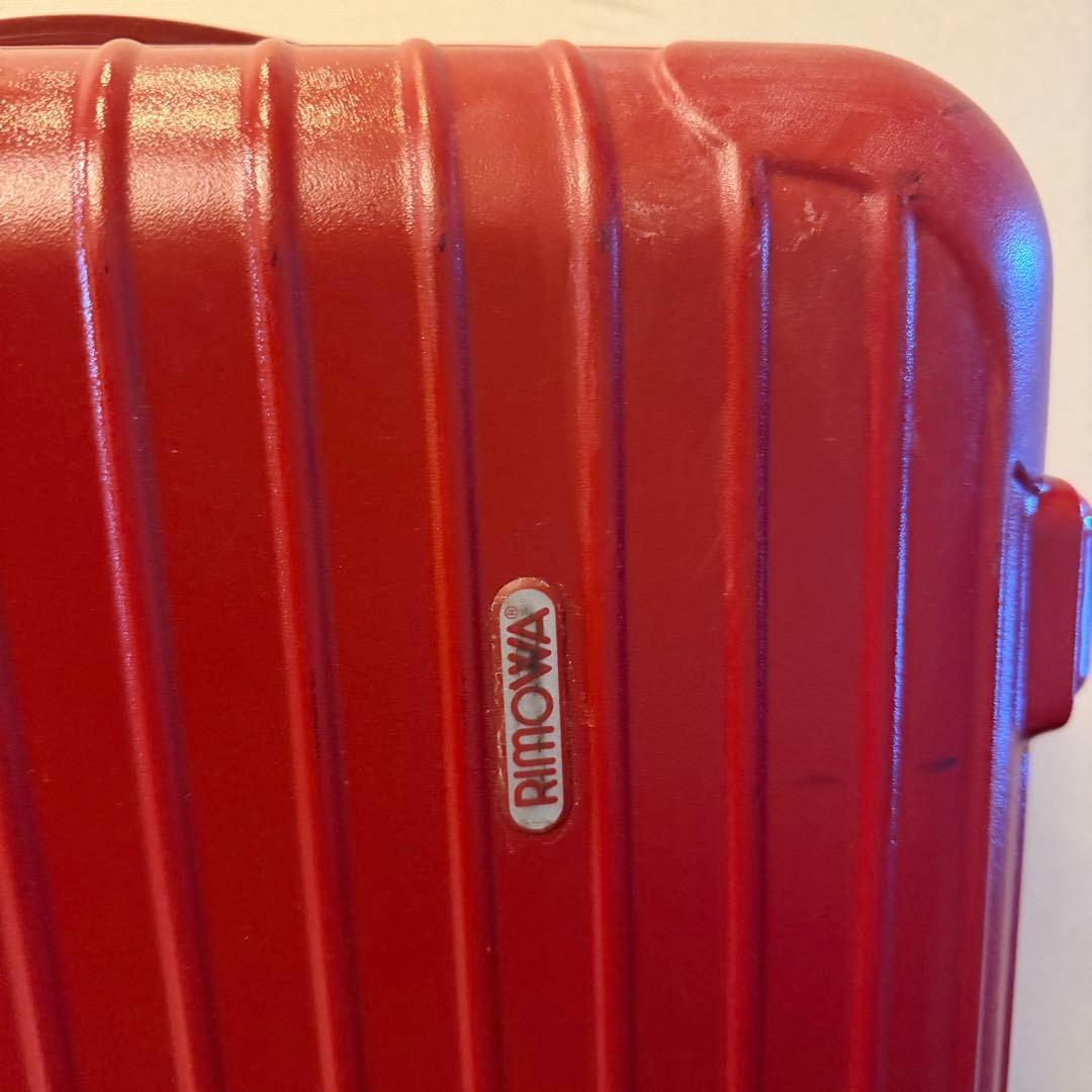 RIMOWA レッドキャリーケース 機内持ち込み　サルサ　salsa