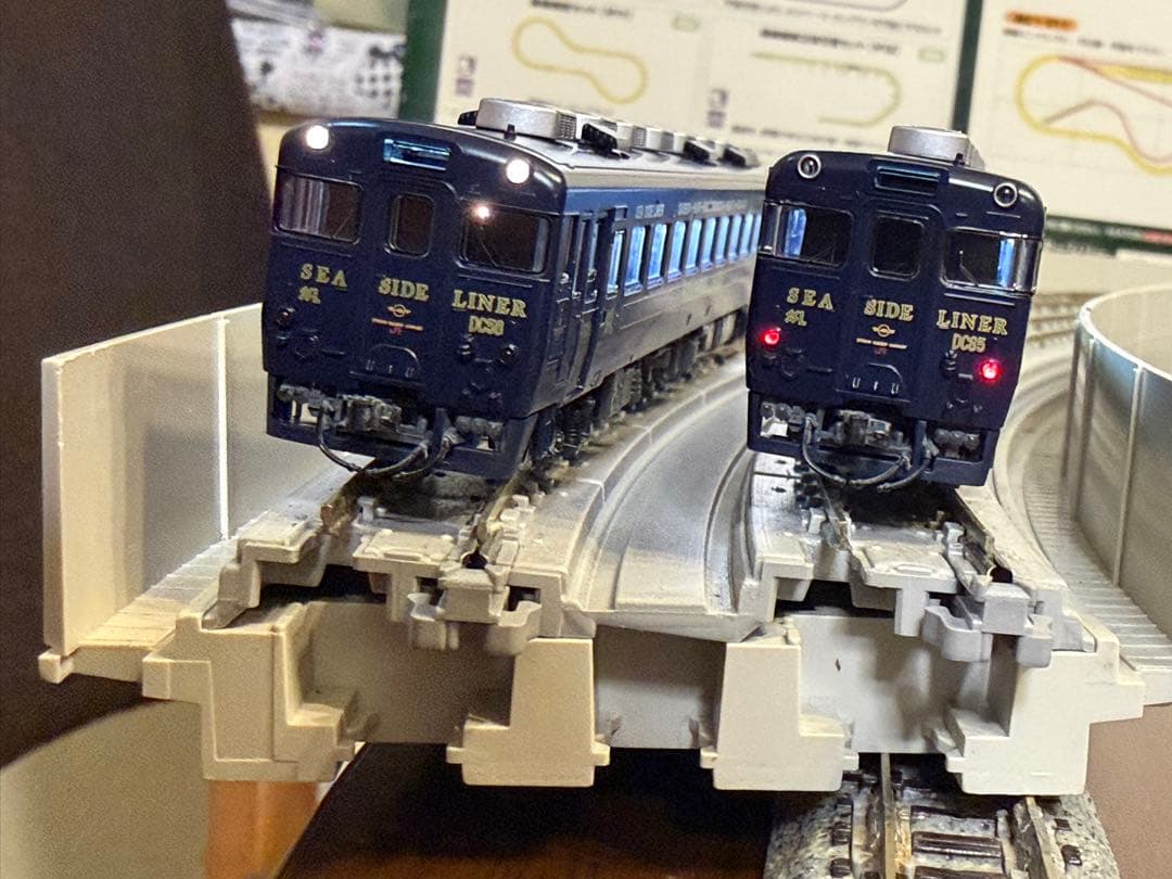 【室内灯有】TOMIX 98072キハ58系快速シーサイドライナー紺色2両セット