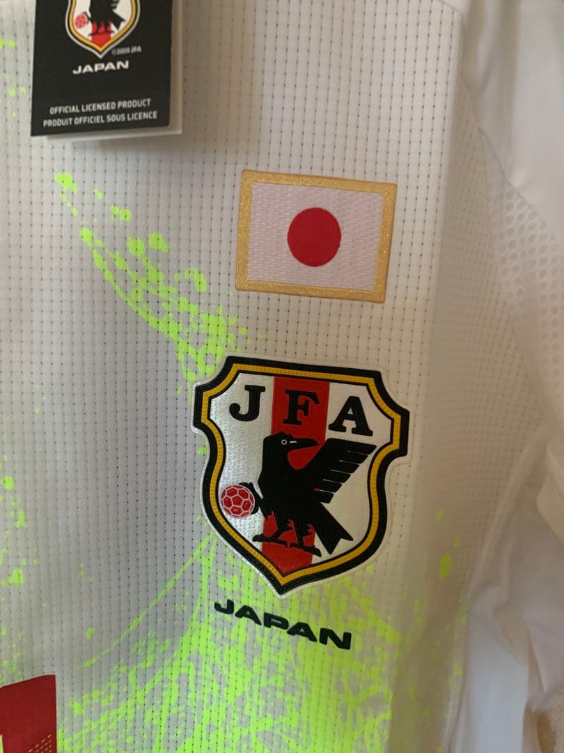 三浦知良選手 フットサル日本代表アウェイユニフォーム