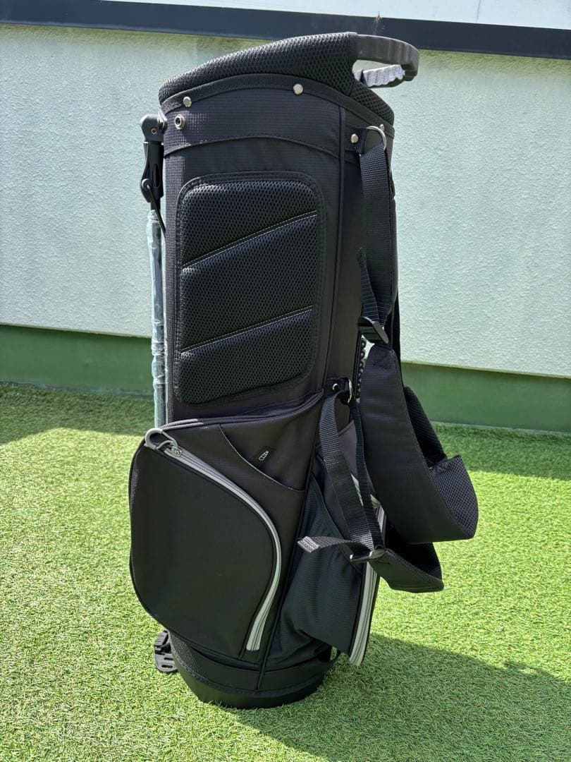 LOVACE スタンドキャディバッグ　ゴルフバッグ　新品　ブラック　軽量　防水