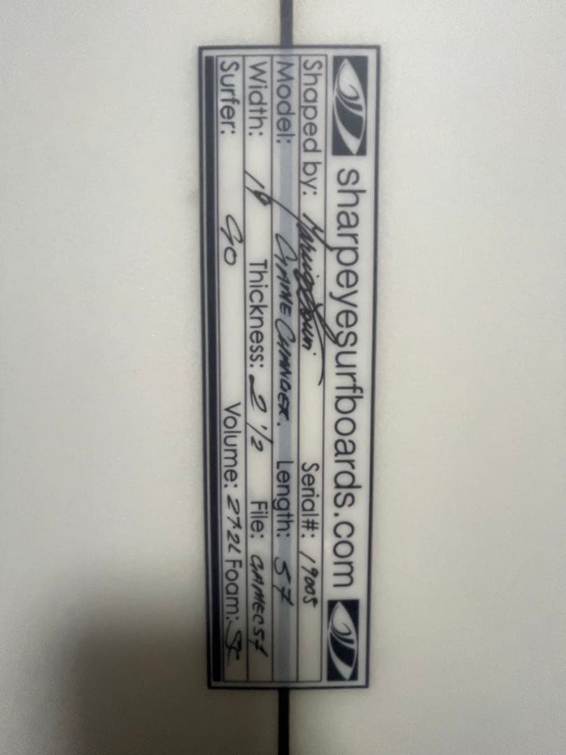 【新品】サーフボード　シャープアイ　game changer