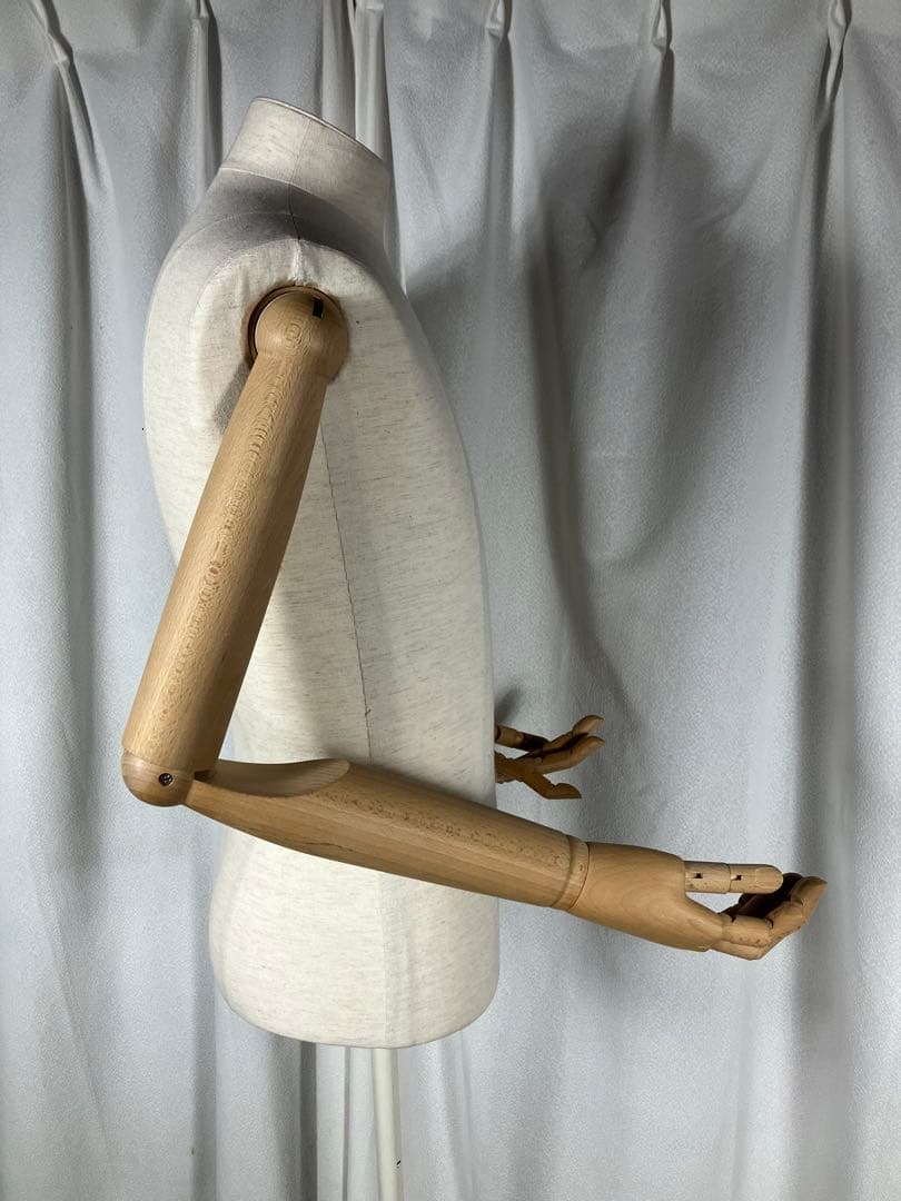 希少　東京キイヤ メンズトルソー マネキン 木製可動アーム付