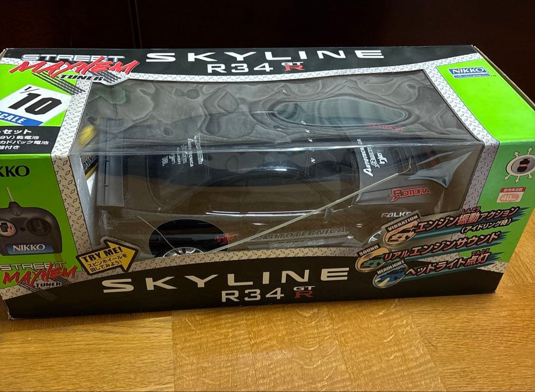 ニッコー NIKKO 1/10 スカイライン R34 GTR ラジコン