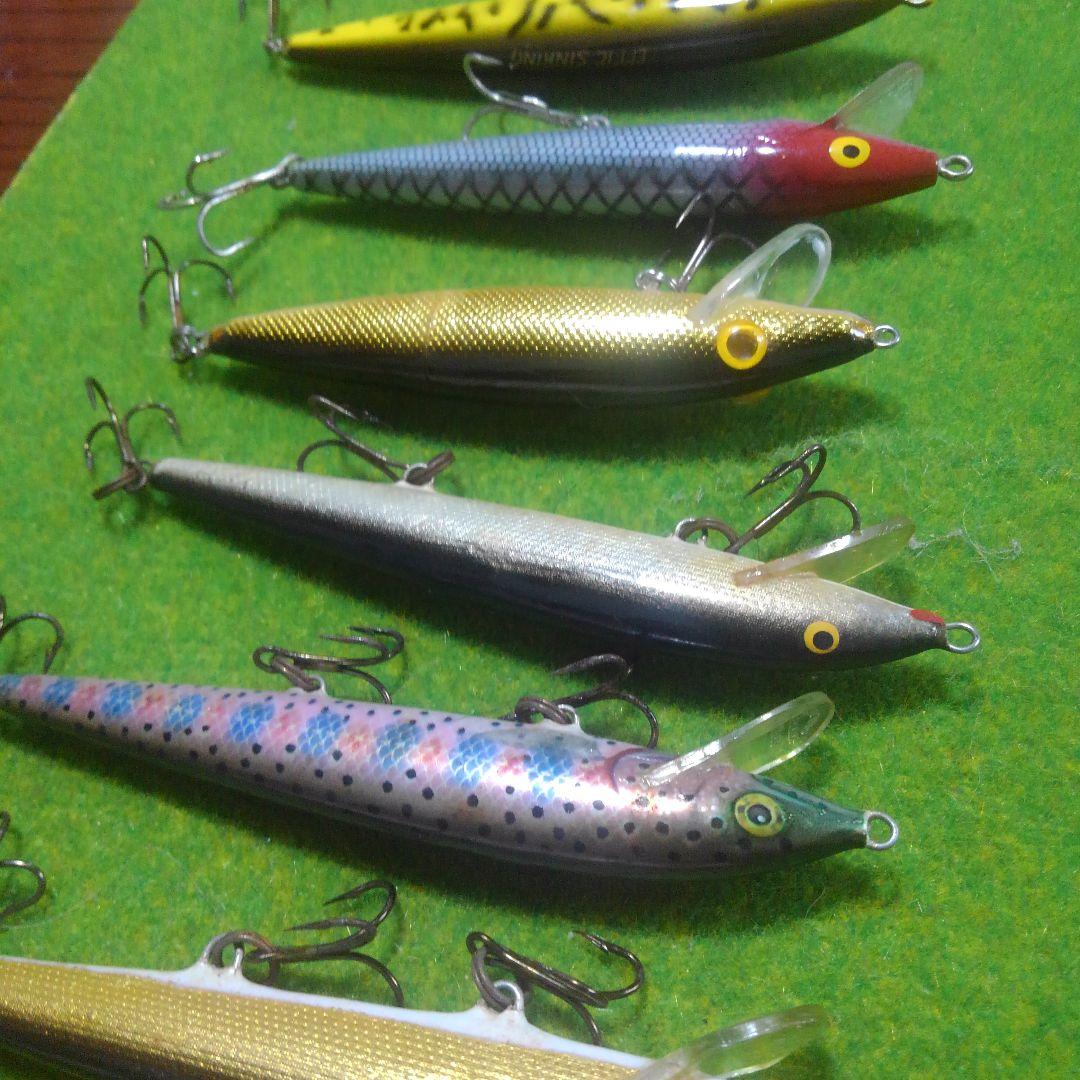 オールドバルサ✨ラパラ、リョービ、等✨フローティングルアー 7点✨本流、湖