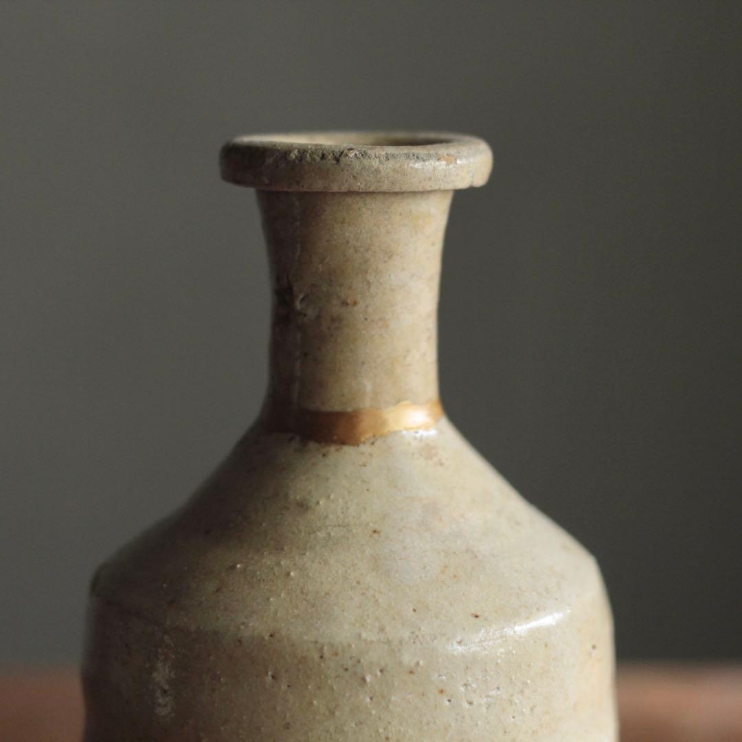 無地志野織部 徳利 桃山〜江戸初 酒器 古美術 古道具 アンティーク