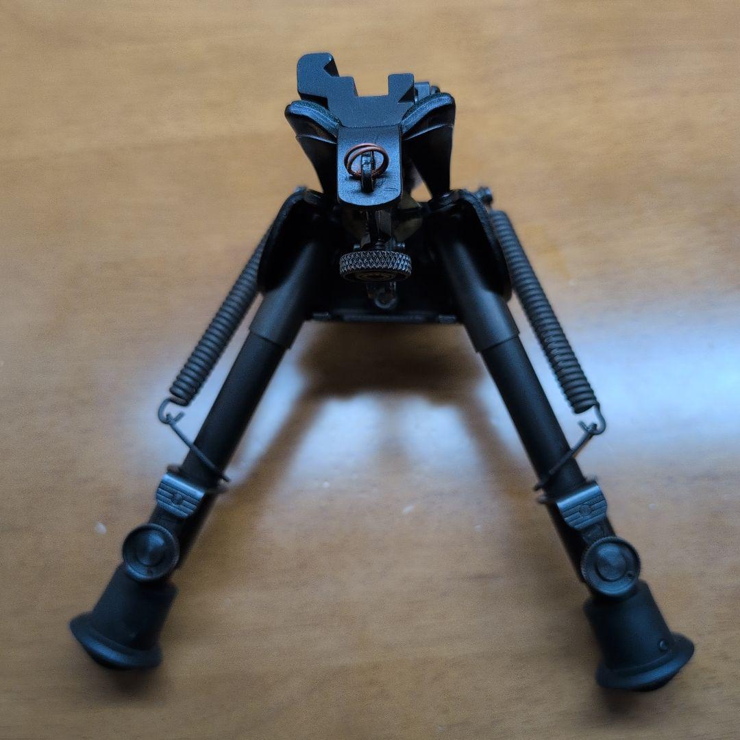 ハリスのスイングバイポッドとKACのバイポッドレールアダプターのセット