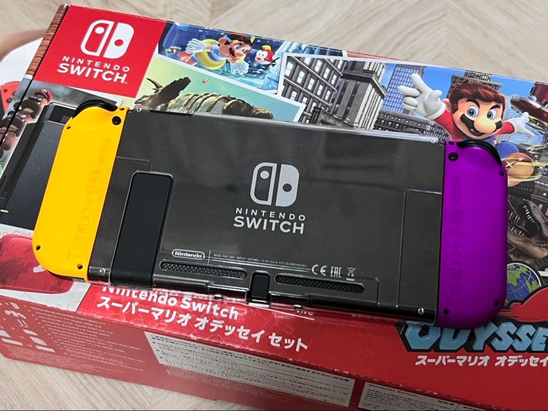 Nintendo Switch 本体マリオオデッセイver.+Joy-Con2個