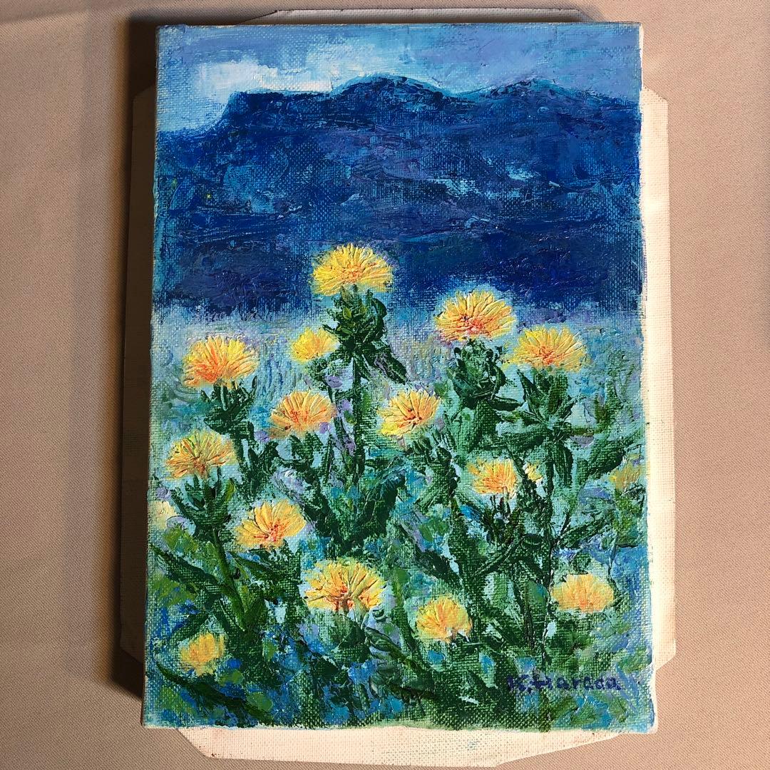 原田敬造 画 【紅花】1982年 額付 絵画