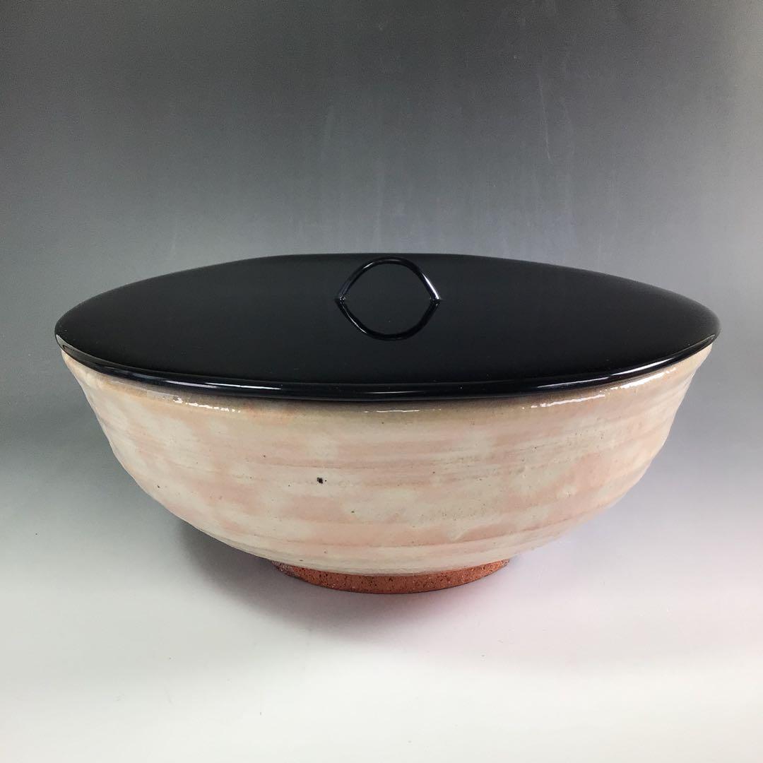 Ｒ６２６　平水指　『七十四代　朝日豊斎』『表千家　堀内宗完　箱書』　共箱　茶道具