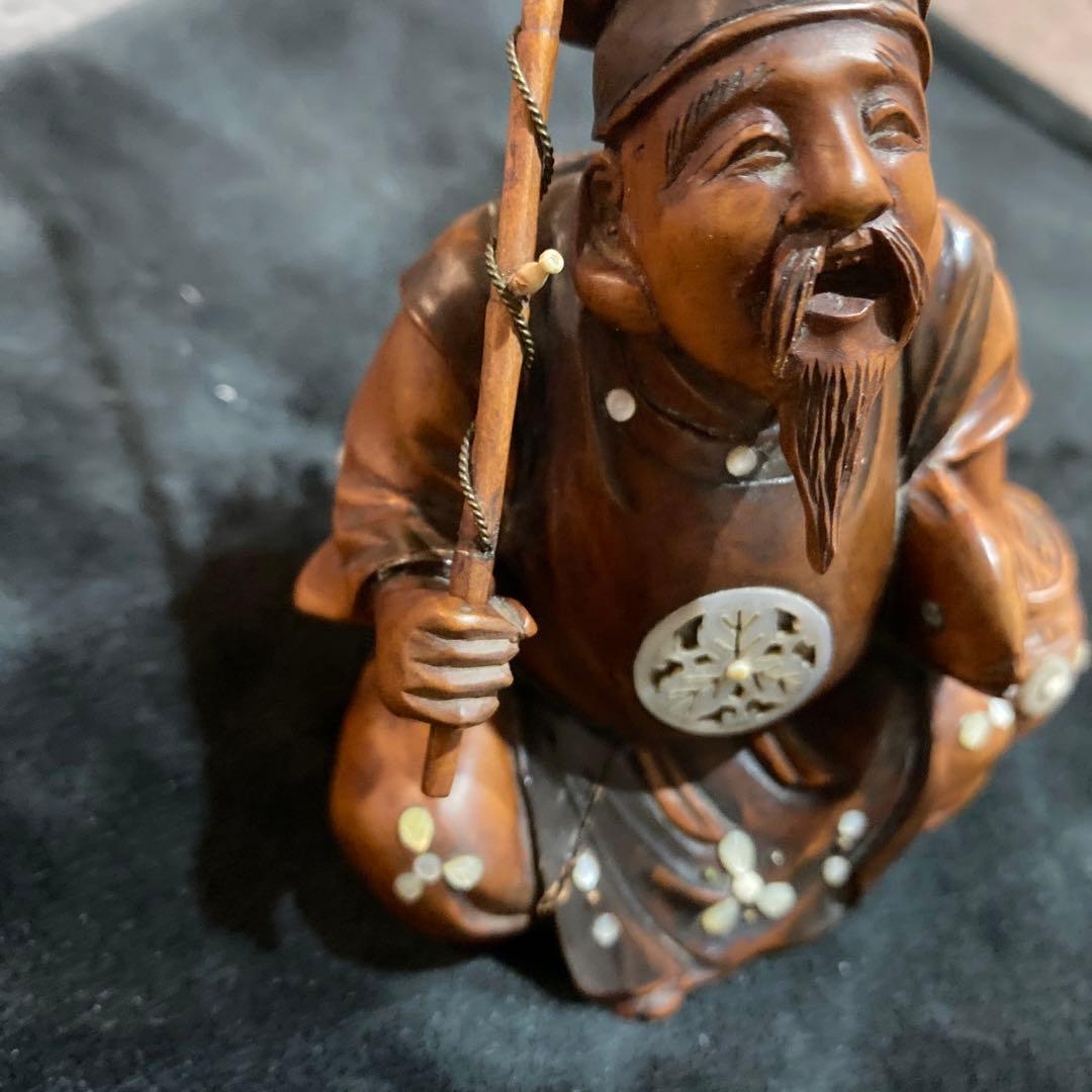 七福神 木彫り 置物 7体セット