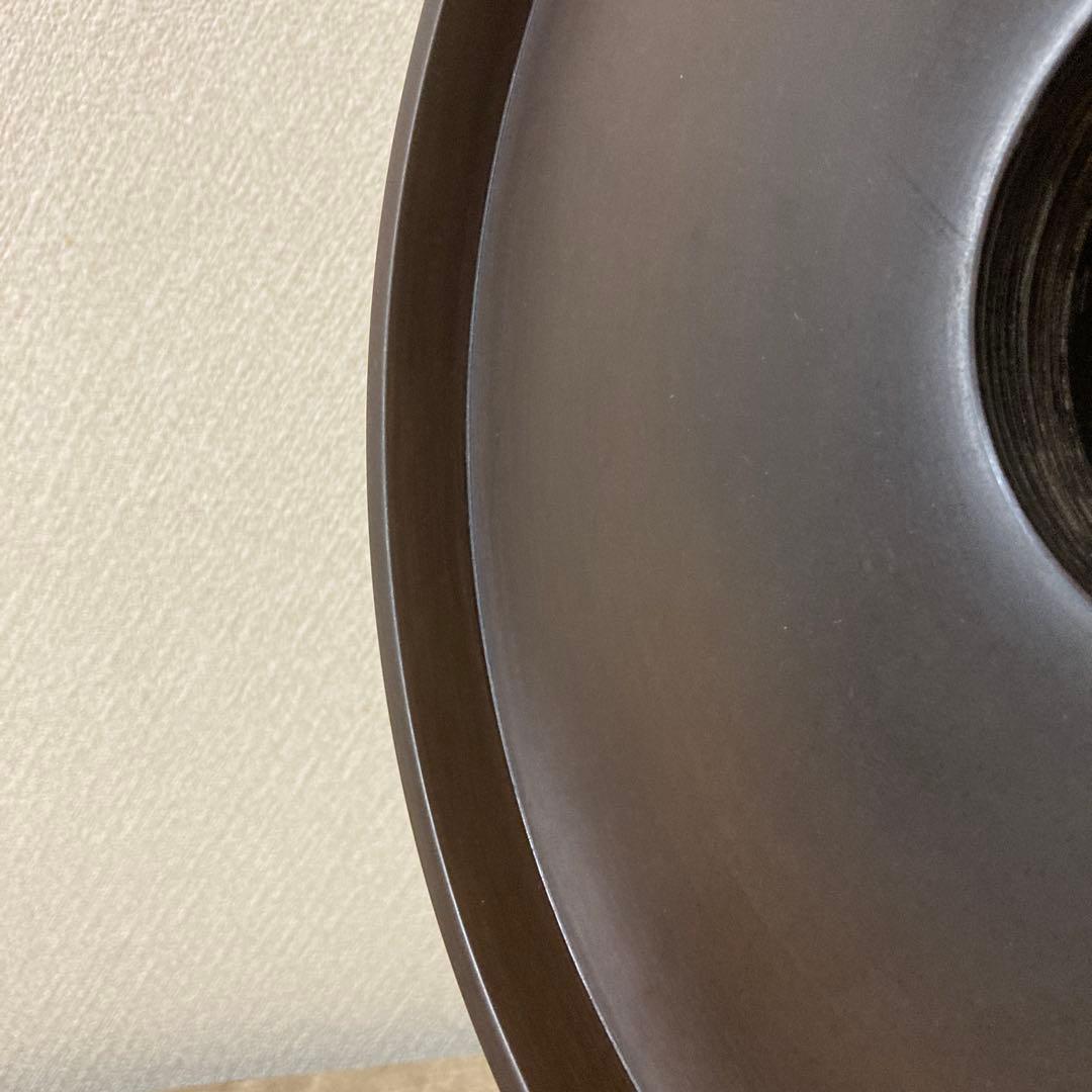 高岡銅器　薄端　中光　花器　茶道具　透かし彫り　ビンテージ〈検 池坊　華道いけ花