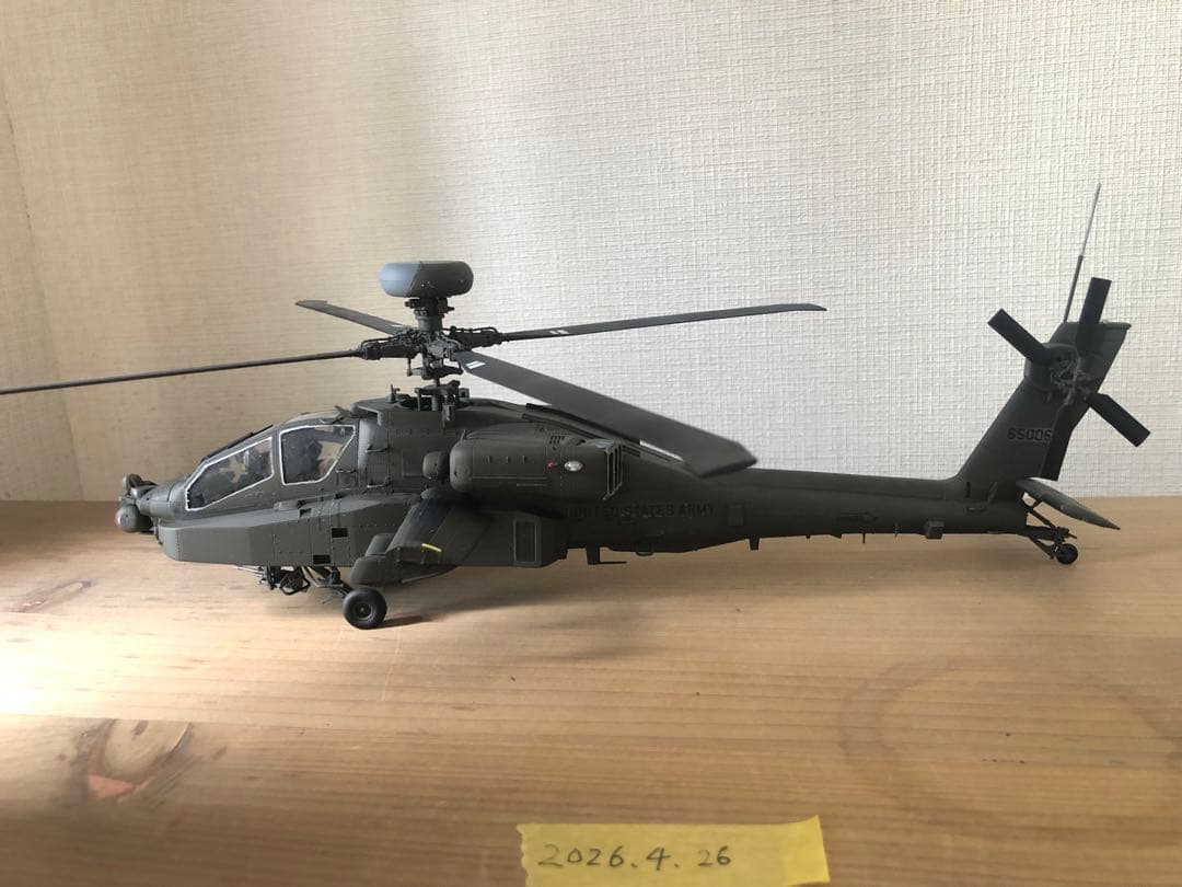 米陸軍　AH-64D プラモデル