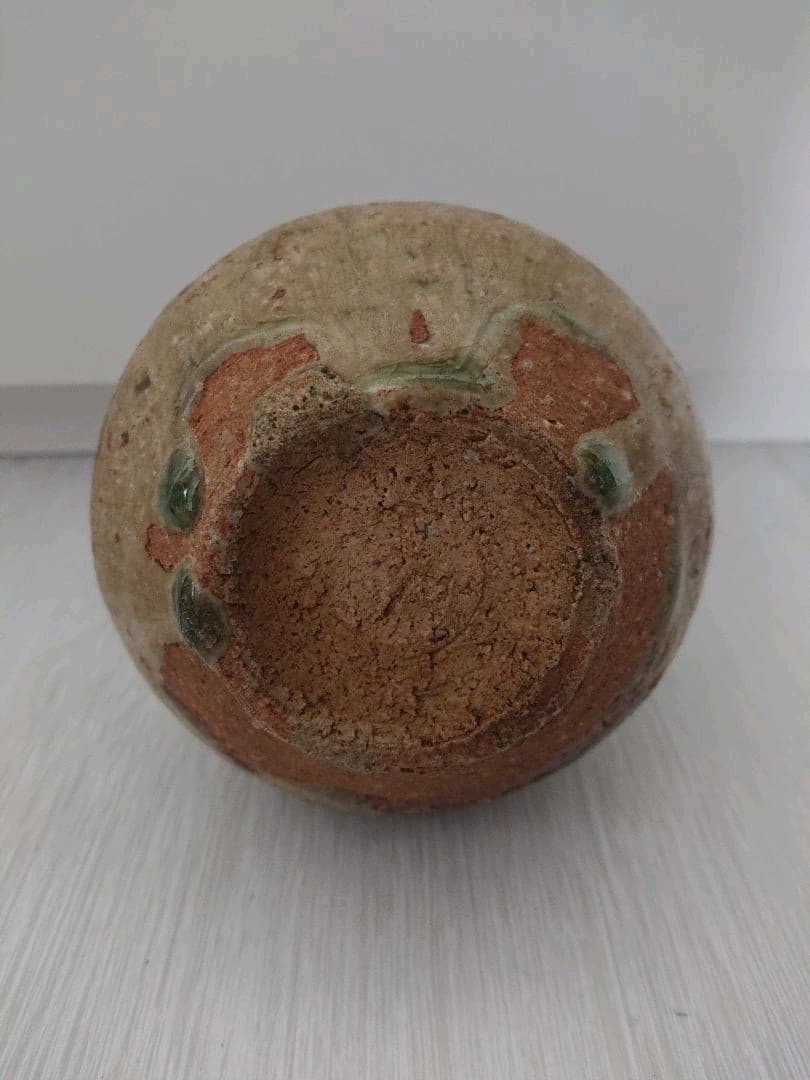 古信楽  自然釉  徳利   2