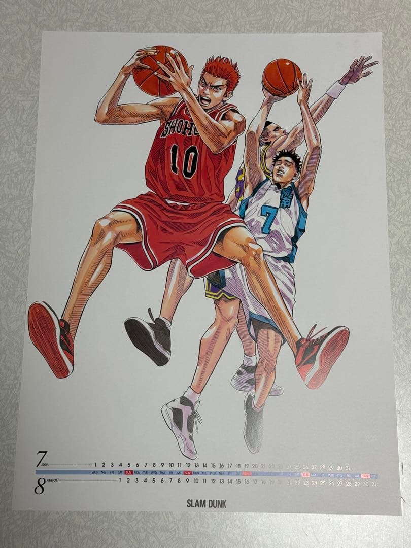 SLAM DUNK スラムダンク カレンダー 1998