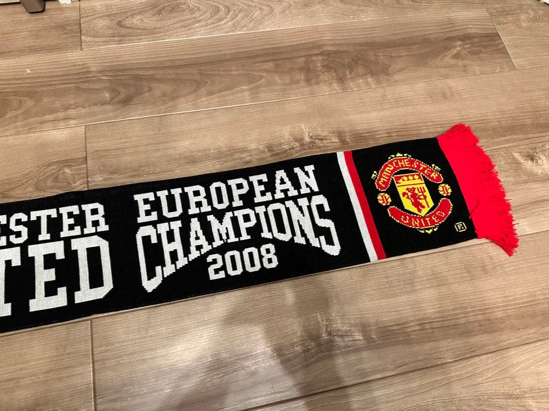 マンチェスターユナイテッドマフラー チャンピオンズリーグ優勝記念マフラー