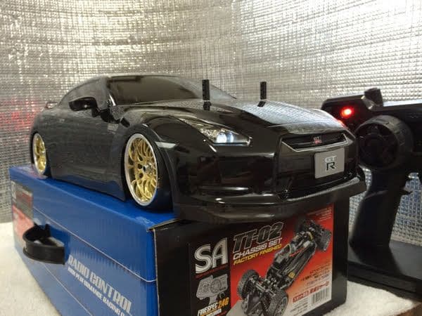 タミヤ1/10日産スカイラインR35 GT-R走行フルセット！