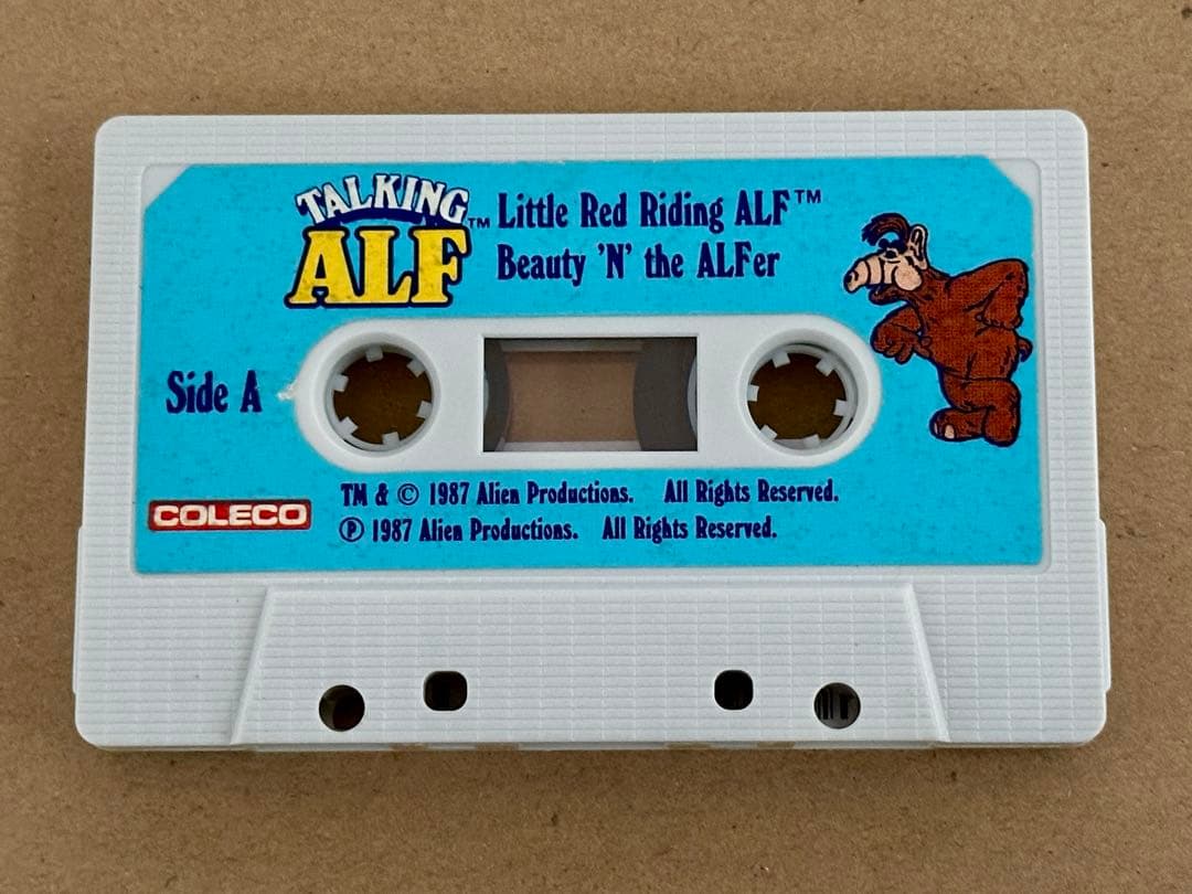 (超希少)喋るアルフ カセット式 Talking ALF ヴィンテージ 80s