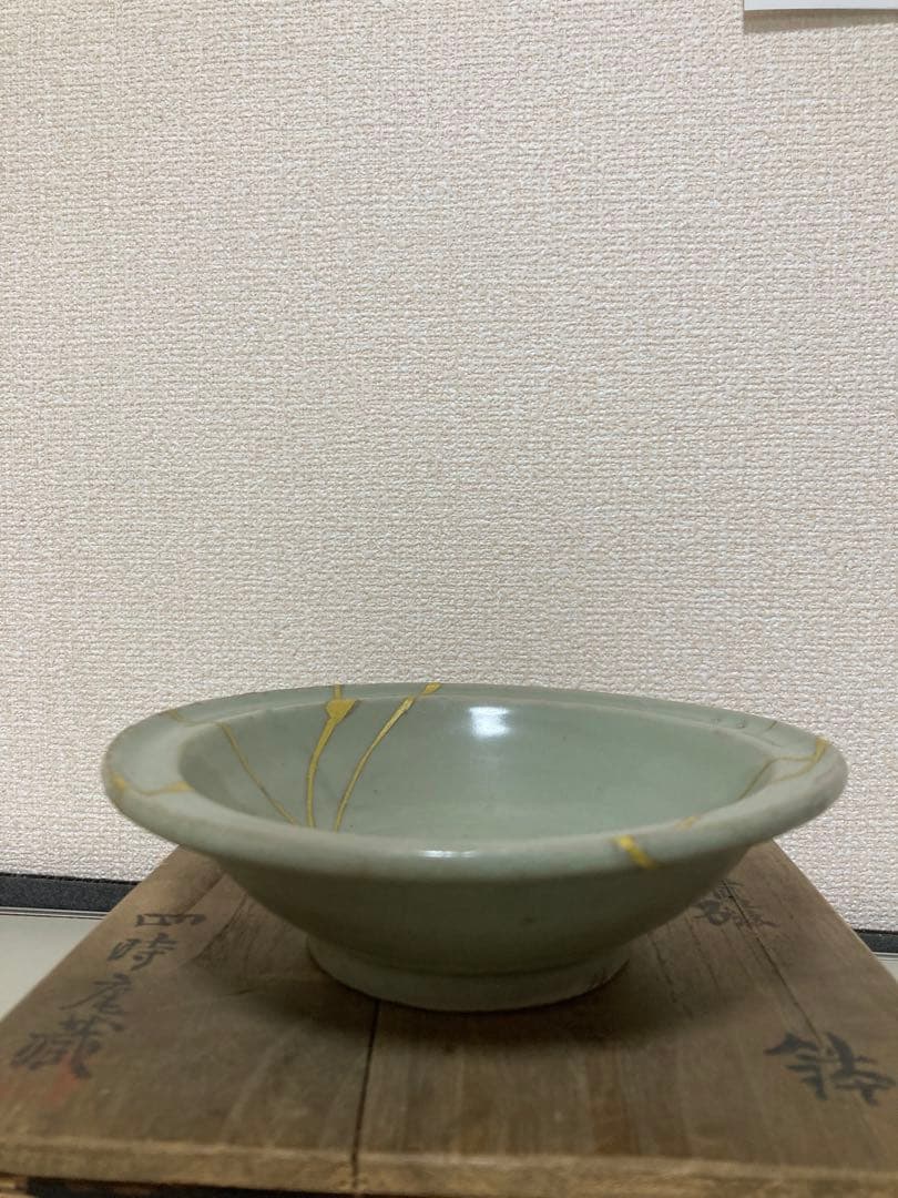 伝世品砧青磁鉢　龍泉窯青磁皿　天龍寺青磁　七官青磁