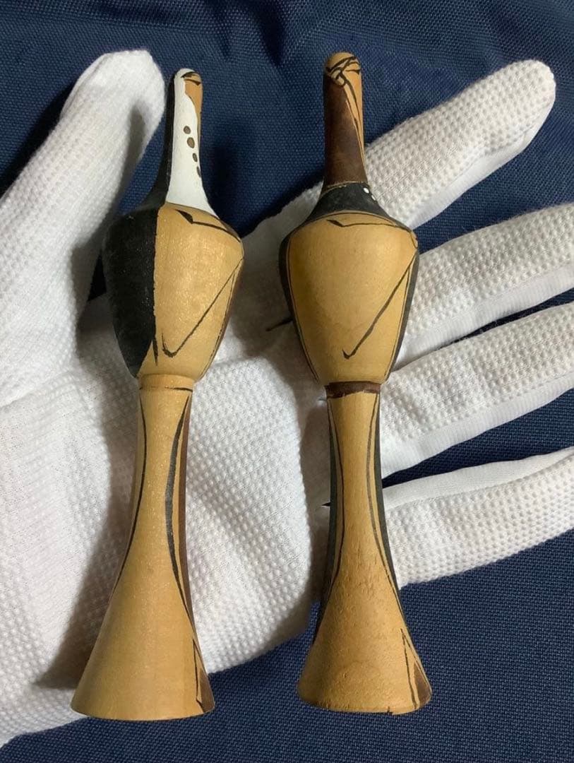 激レア こけし 修道士 修道女 根本勲 約13cm