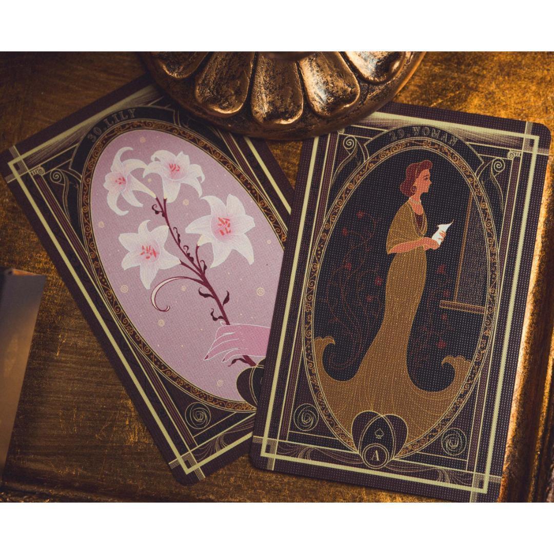 【正規品ルノルマンカード】ヴィンテージ＆エレガンスな夜会を描く美麗デッキ