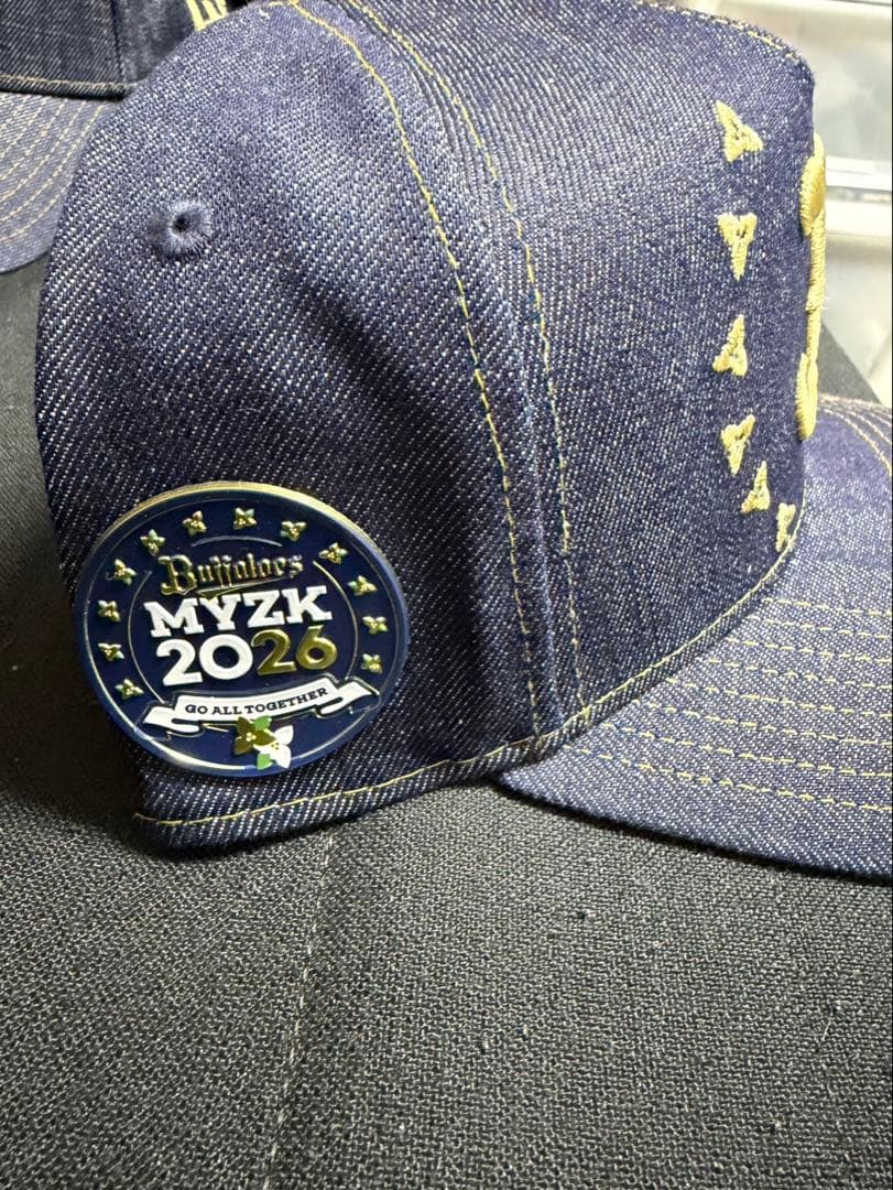 【限定】オリックス・バファローズ MYZK 2026 デニムキャップ