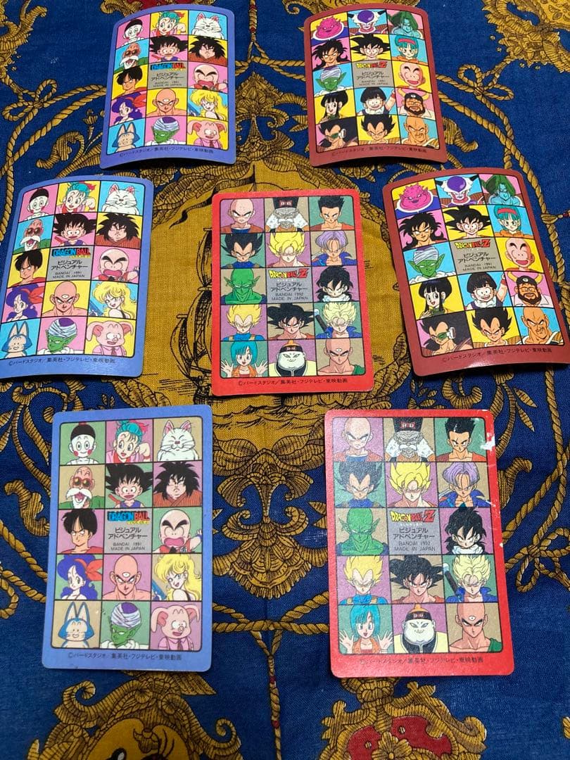 ドラゴンボール　カードダス　ビジュアルアドベンチャー　キラ７枚セット