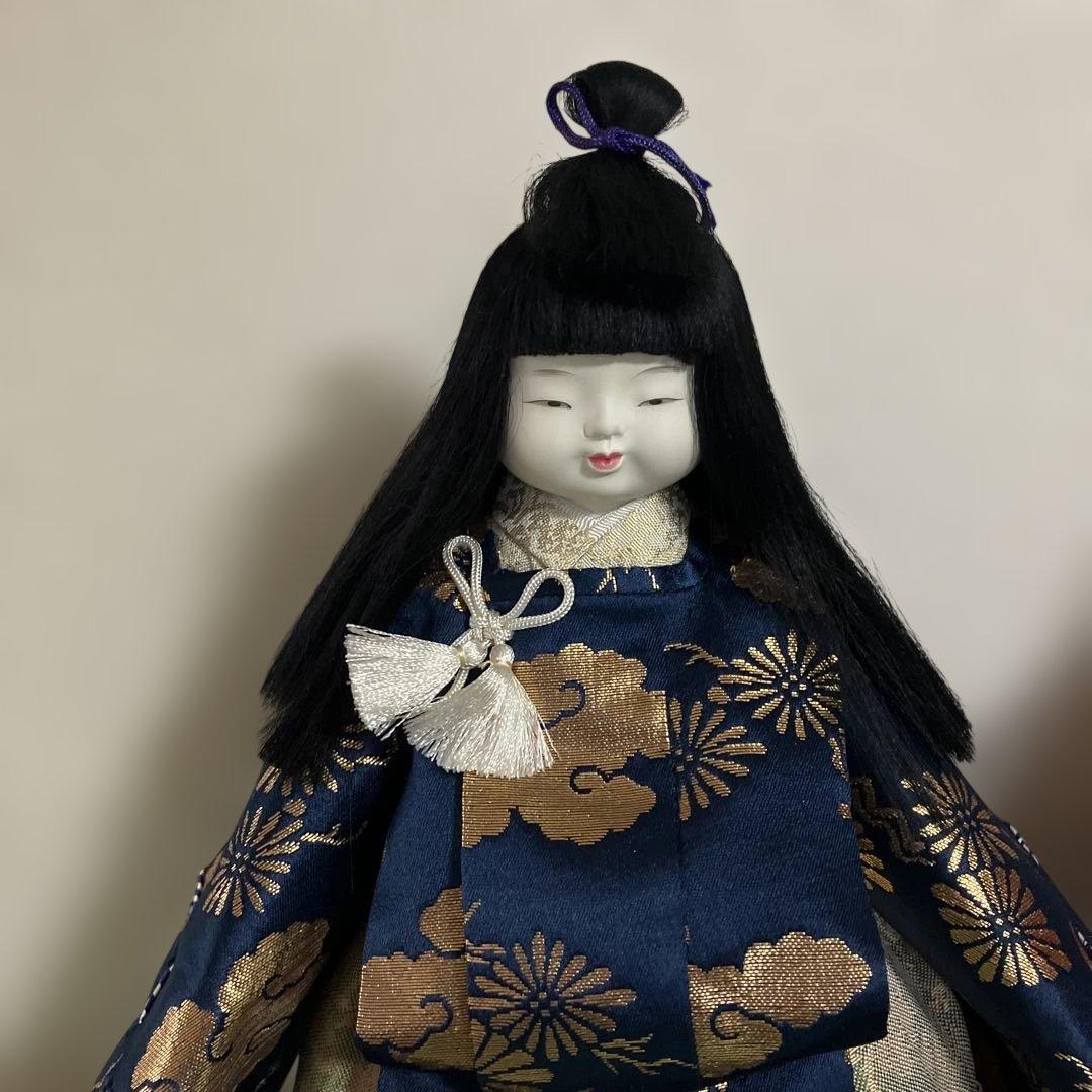日本人形　男の子女の子　上品な顔立ち