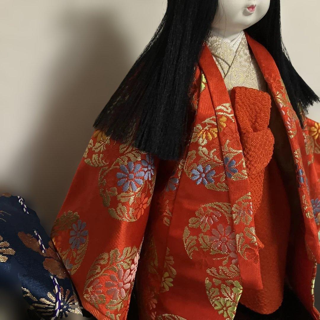 日本人形　男の子女の子　上品な顔立ち