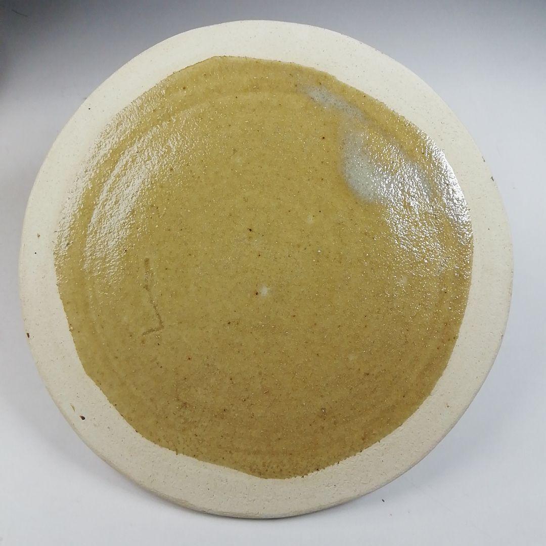 Ｔ８９２　水指　『うさぎ　黄瀬戸水指』『瑞光窯　佐々木二郎 作』　共箱　茶道具