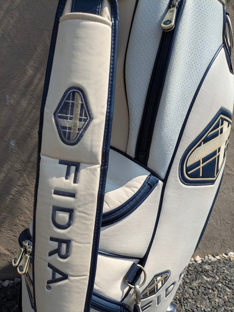 フィドラ大型キャディバッグ中古メンズFIDRAゴルフクラブバッグオシャレ