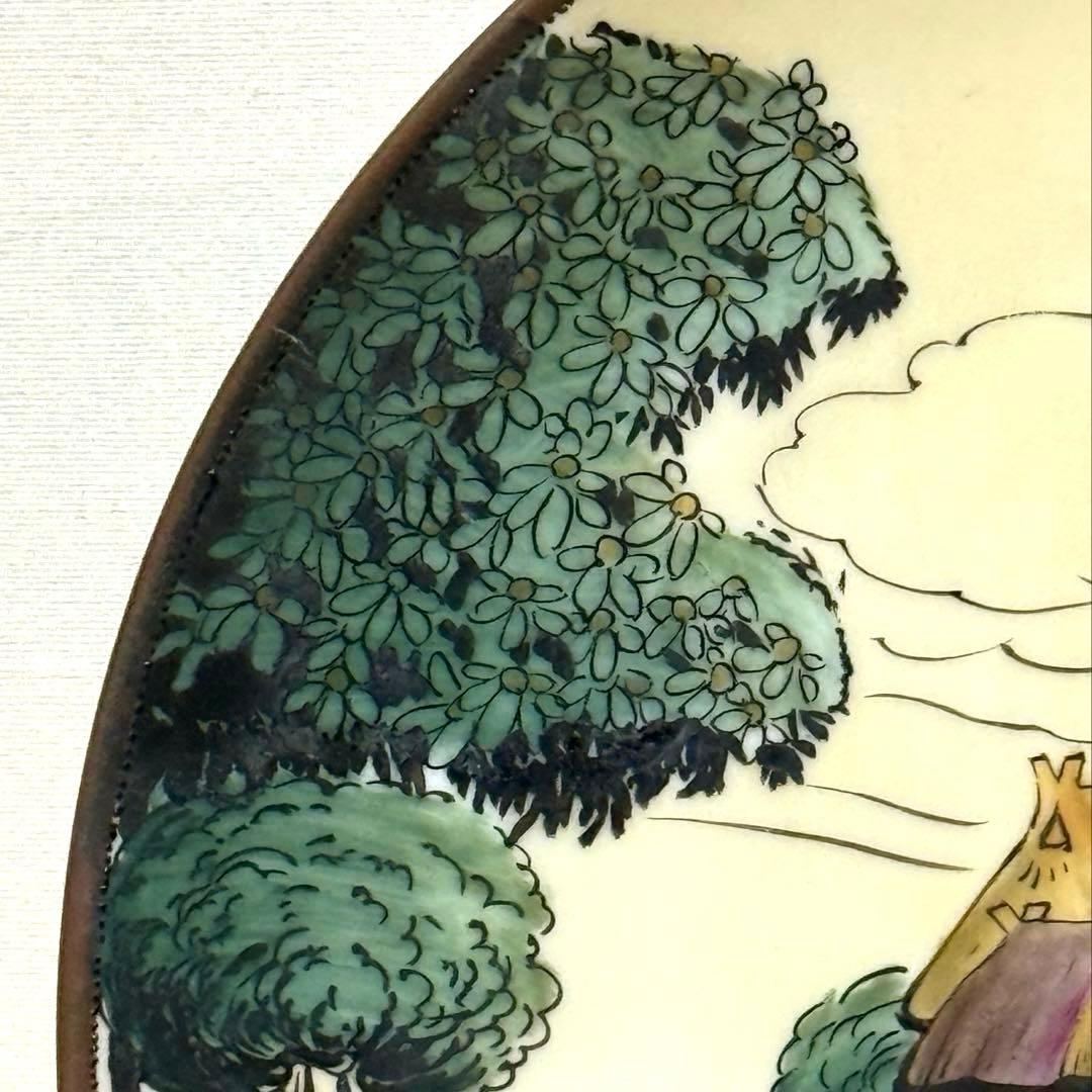 【100年物・希少】オールドノリタケ 飾り皿 25.5cm M-NIPPON