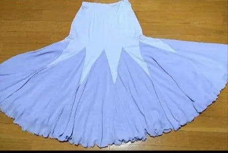 SALE☆チャコット　社交ダンス　スカート M　薄紫　シフォン　定価45100円