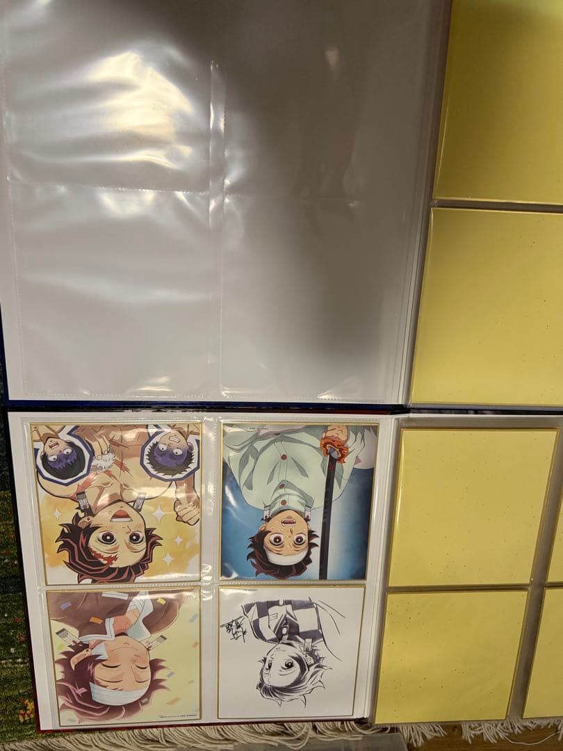 鬼滅の刃　全集中展複製色紙拾集帳と色紙セット