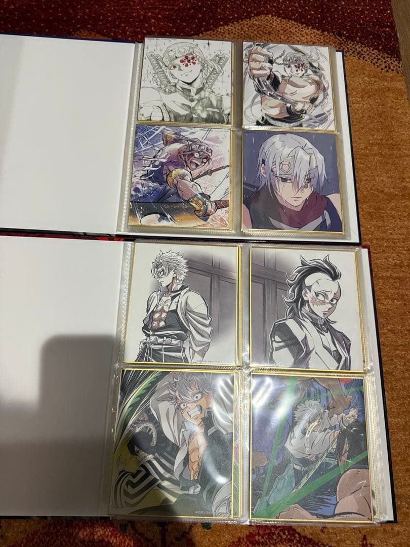 鬼滅の刃　全集中展複製色紙拾集帳と色紙セット