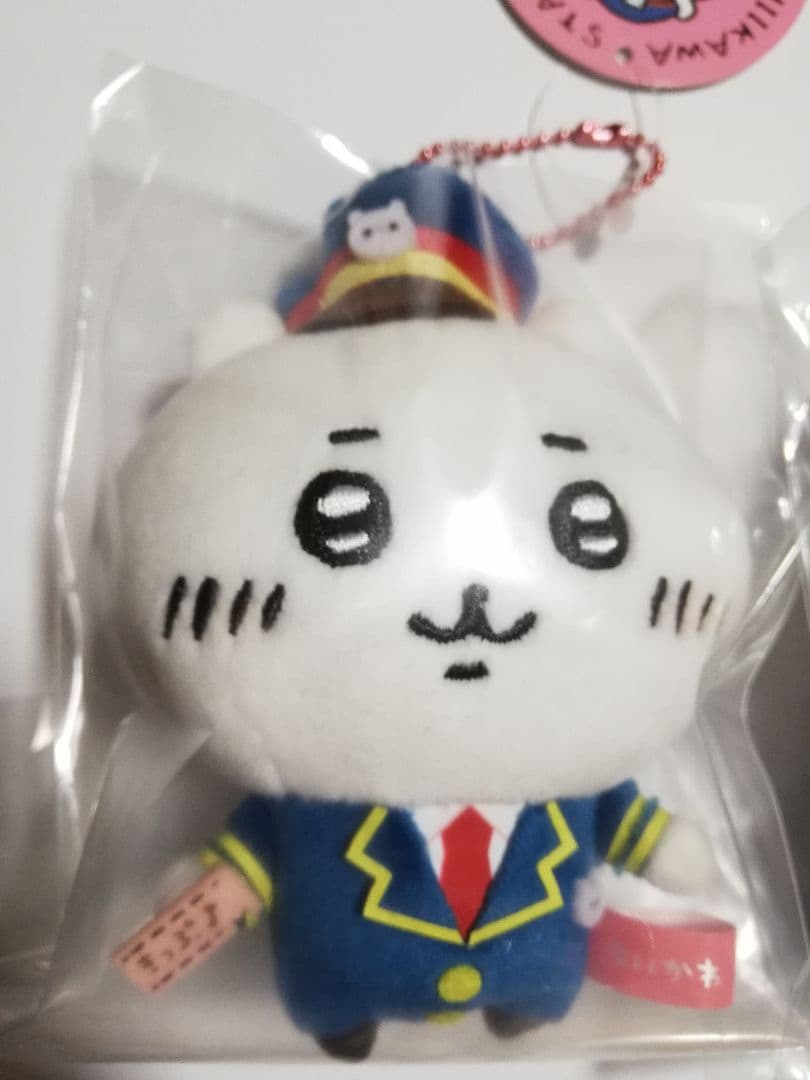 【新品未開封2個セット】ちいかわ ハチワレ駅員さんなマスコット