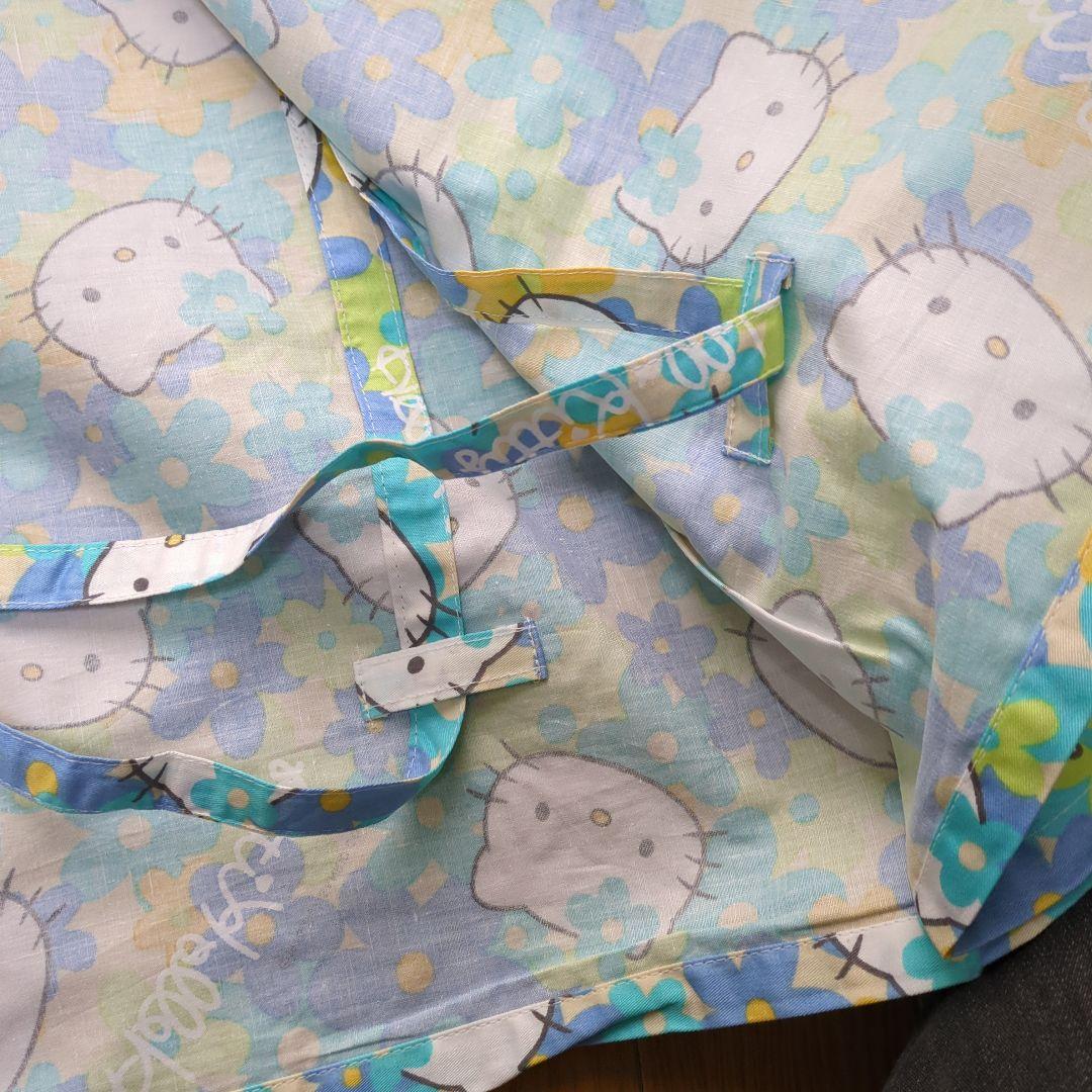 希少★当時物★カオハナキティ★Hello Kitty テーブルクロス（ブルー）