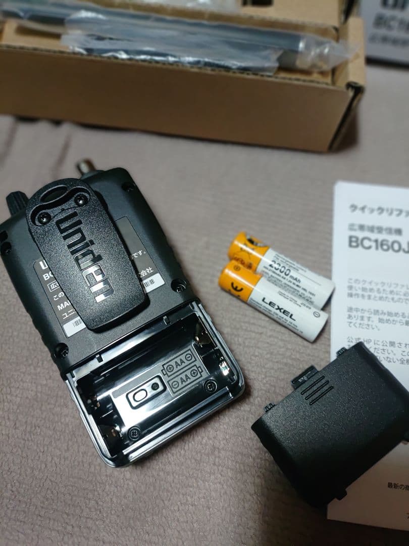 ユニデン Uniden BC160J-WED 受信機と周波数手帳等他今週のみ限定