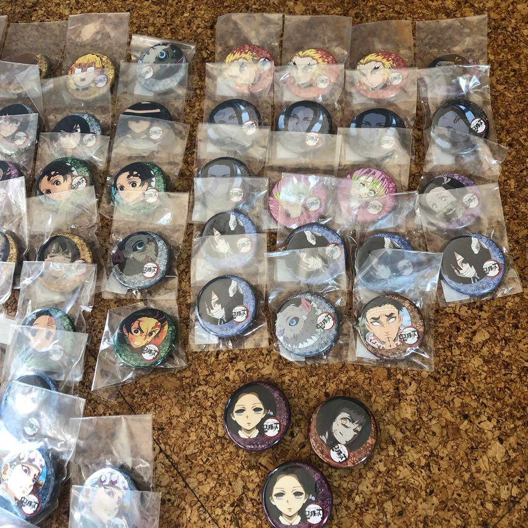 鬼滅の刃　くじ引き缶バッジ　一期前半〜七期後半　105個セット