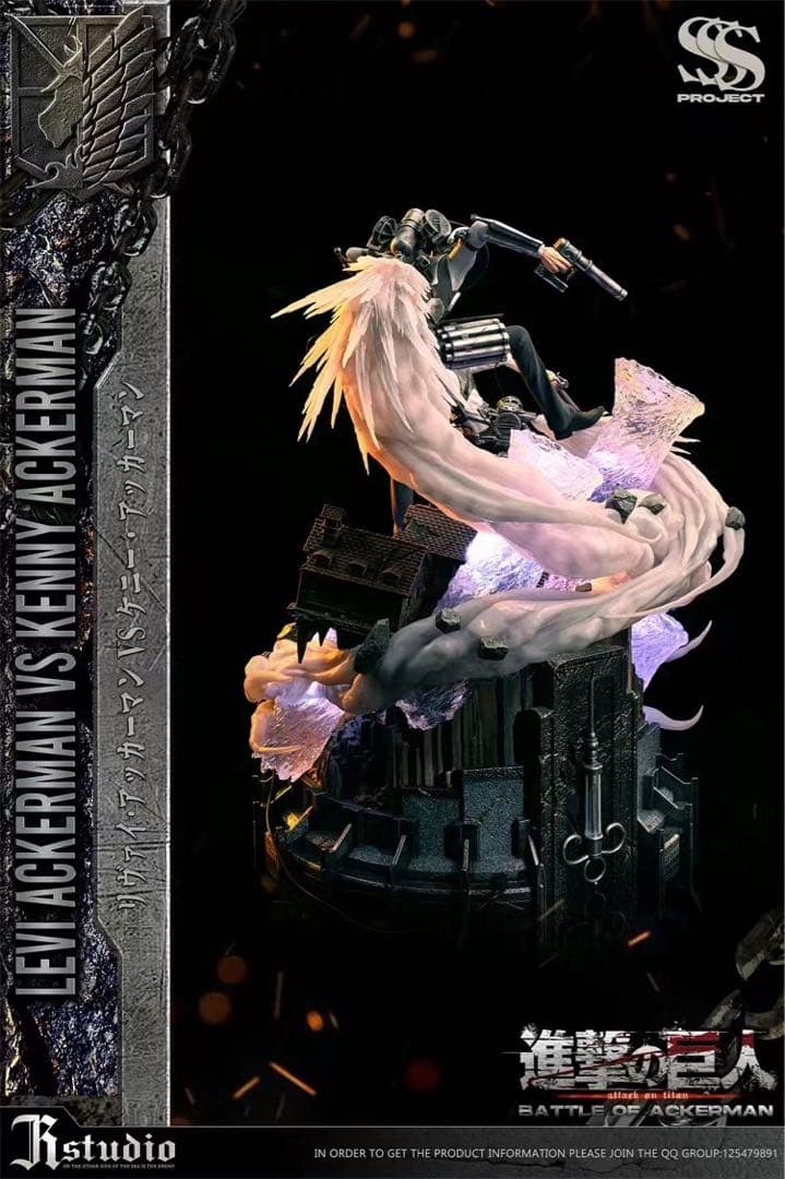 進撃の巨人 リヴァイ·アッカーマン ガレージキット ガレキ スタチュー⑤