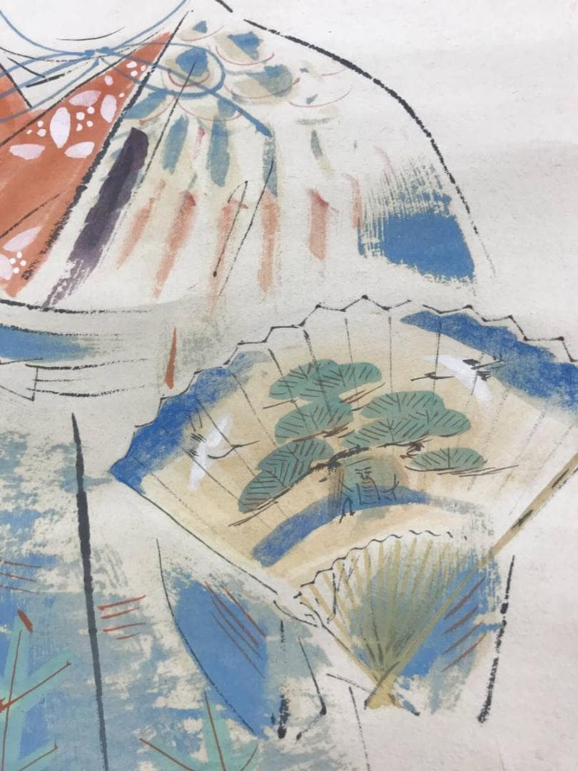 真作/三宅凰白/子供/三番叟/祝事人物図/正月掛軸//掛軸☆宝船☆AD-597