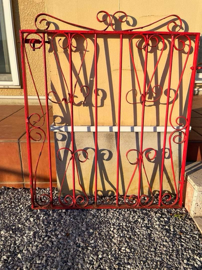 アンティーク門扉　ガーデンフェンス　ガーデニング雑貨　店舗什器　フェンス