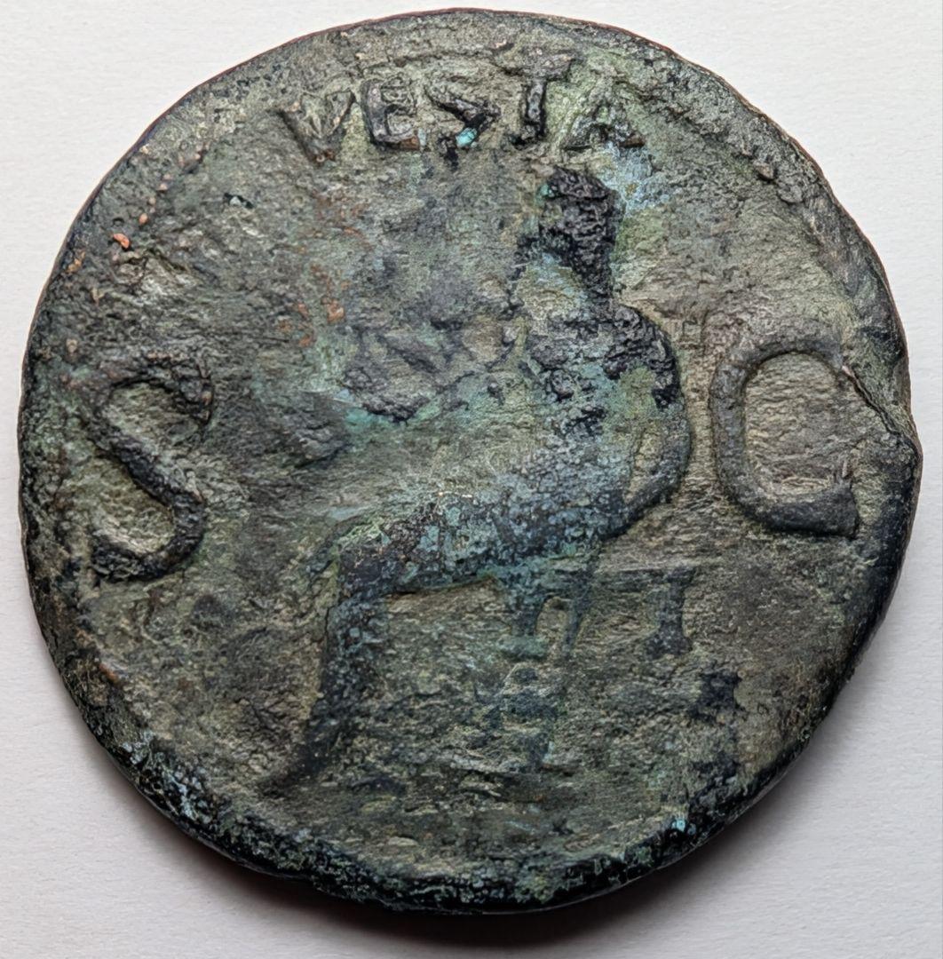 TKC026 カリグラのアス銅貨