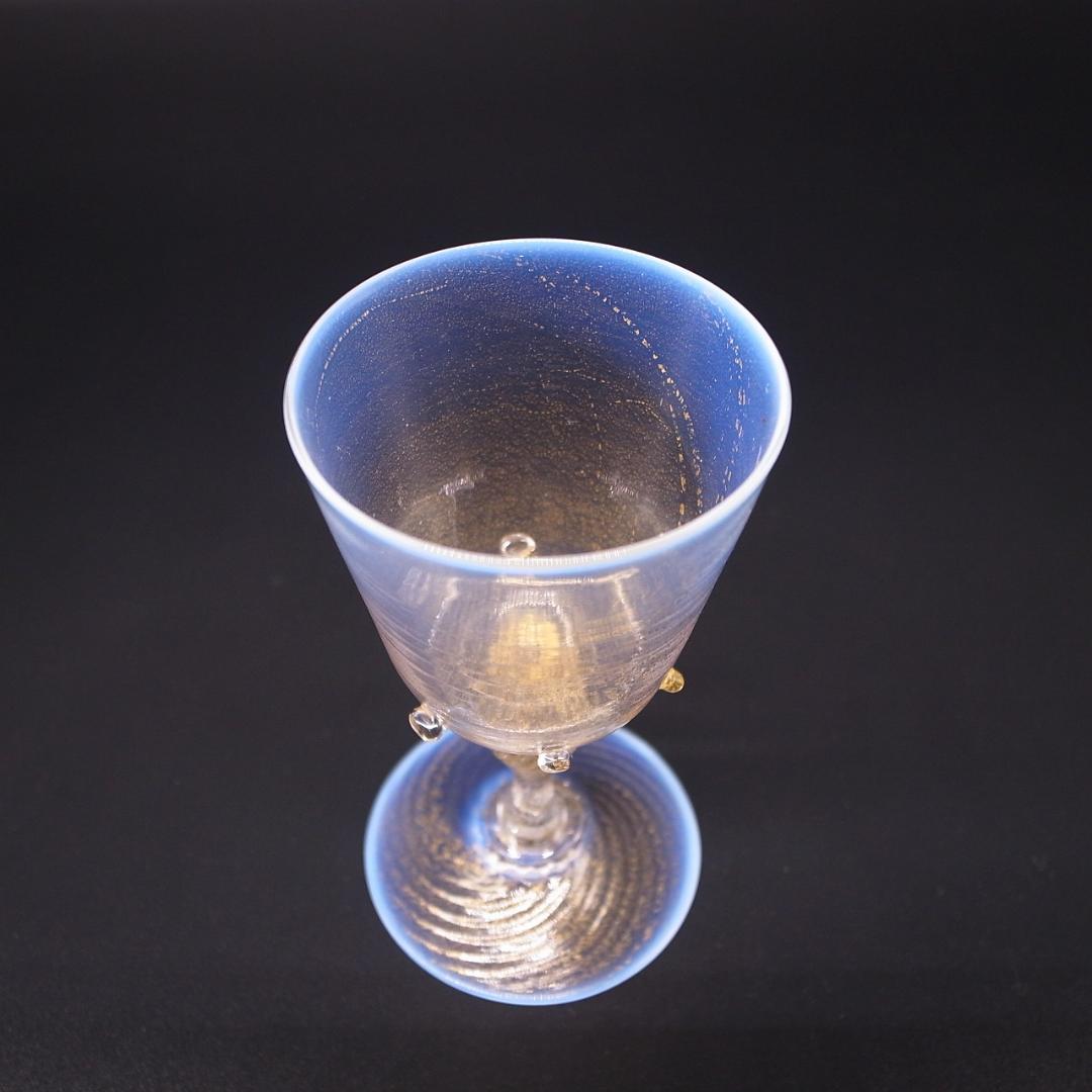 アンティーク　ベネチア　ムラーノガラス　グラス